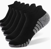 Chaussettes de course en coton pour hommes, forme bateau, épaisses, antidérapantes, absorbant l'humidité, respirantes, confortables, tricotées, pour l'été et l'exercice