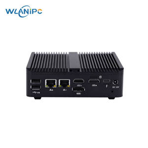 كمبيوتر صناعي محمول صغير N100 الجيل الثاني عشر، ذاكرة وصول عشوائي 16 جيجابايت DDR5، قرص صلب <span class=keywords><strong>M</strong></span>.<span class=keywords><strong>2</strong></span> SSD NVMe سعة 256 جيجابايت، عرض 4K مزدوج عالي الدقة، كمبيوتر NUC صغير بدون مروحة - Product Image 1