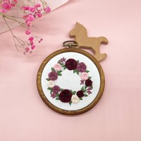 Kit de broderie DIY de style antique et nouveau, ensemble de pratique de broderie pour salon, broderie anglaise transfrontalière Chine