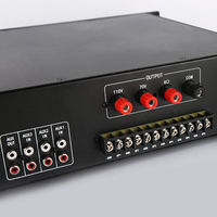 Kamu ses sistemi 3 Mic giriş ev karaoke stereo subwoofer bas 6 bölgeleri 450W profesyonel ses amplifikatörleri