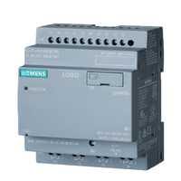Módulo Lógico LOGO! 8 6ED1052-1FB08-0BA2, 8DI 4DO, 115-230 VCA, Salida de Relé CC, Ethernet Integrado, Flash Integrado, 400 Bloques, Web Integrada