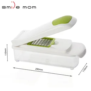 Bán Buôn 12-Trong-1 Của Nhãn Hiệu Nhà Bếp Mandoline Slicer Đa-Chức Năng Trái Cây & Rau Cutter Hành Tây Dicer Và Veggie Chopper