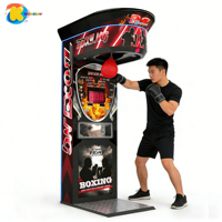 Machine de boxe électronique à monnayeur pour usage extérieur durable, avec structure métallique, à vendre
