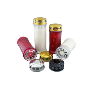 Velas Votivas Funerarias Tradicionales Pequeñas Blancas/Rojas sin Aroma de Larga Duración Impresas Personalizadas - Product Image 4