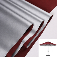 Tissu Oxford 100% polyester enduit de PVC argenté 210D certifié EN, imperméable, pour sacs à parapluies