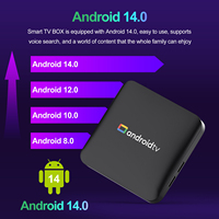 Android TV Box B1 de Fábrica, Quad-Core Cortex A53, Video 4K, 8GB RAM, 128GB ROM, WiFi para TV