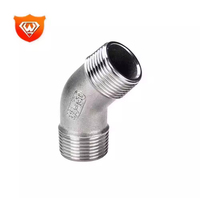 Raccord de tuyauterie en acier inoxydable personnalisé, coude en acier inoxydable 304
