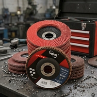 115mm Lamellenschleifscheibe 120er Körnung zum Entfernen von Farbe, Rost und Schweißnähten auf verschiedenen Metallmaterialien