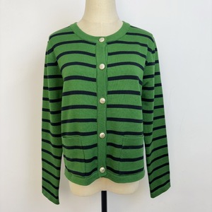 Cárdigan de Punto a Rayas Casual para Mujer, Moderno, Holgado, de Alta Calidad, Transpirable, con Botones, para Invierno - Product Image 6