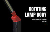 Lampe d'inspection magnétique flexible Torche Type C rechargeable pour garage SMD LED Lampe de travail pliable pour réparation automobile