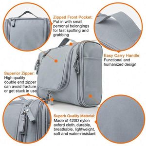 BSCI factory Travel Cosmetic Makeup Hanging Wash Bag Shaving <b>Kit</b> Organizer Bag - Product Image 6
