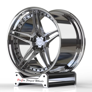 Trung Quốc Nhà Máy Tùy Chỉnh 19-Inch Fi-<span class=keywords><strong>R</strong></span> Giả Mạo Hợp Kim Bánh Xe Đánh Bóng 5x112 100 120 Với 45 50 60et Cho Một Loạt Các Mô Hình - Product Image 1