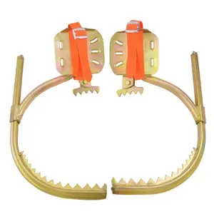 ツリークライミングスパイク安全ハーネス付きの調整可能なクライミングギア - Product Image 1