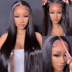 100% tóc con người mặc đi Tóc Giả Pre ngắt HD ren thẳng perruque tẩy trắng knots Việt Nam tóc HD ren phía trước glueless perruque - Product Image 6