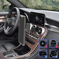 Soporte magnético fuerte portátil para teléfono móvil, soporte de montaje para salida de aire de coche para teléfono, teléfonos, teléfono 15 Pro Max, 4 - 7 pulgadas, Lock Go