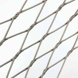 Linh hoạt thép không gỉ 304 mạ kẽm chống rơi <span class=keywords><strong>Net</strong></span> Twill dệt dây lưới Cắt Uốn cong đấm Hàn tùy chỉnh kích cỡ có sẵn - Product Image 1