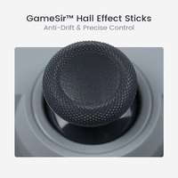Manette Gamesir TEGENARIA T3 Lite, contrôleurs pour PC, Switch 1&2, manette filaire pour Android, effet Hall, design rétro