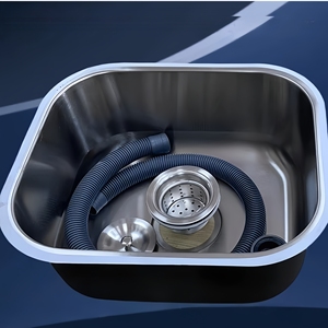 Fregadero de acero inoxidable 304, pequeño tanque individual, fregadero grueso, pequeño fregadero de cocina, balcón, <span class=keywords><strong>lavabo</strong></span> debajo del <span class=keywords><strong>lavabo</strong></span> de la Mesa - Product Image 3