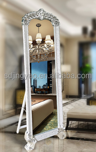 <span class=keywords><strong>Espejo</strong></span> de <span class=keywords><strong>cuerpo</strong></span> completo de lujo de estilo europeo, accesorio grande con soporte para suelo - Product Image 4