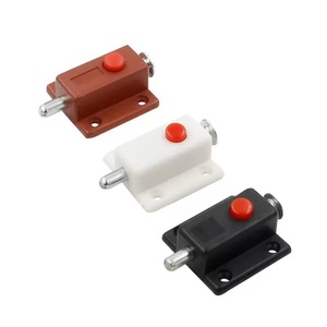 YSEO Plastic Latch Spring YS008 White <b>Cabinet</b> Door <b>Lock</b> For Furniture Hardware Accessory - Product Image 3
