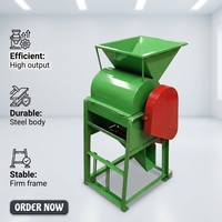 Décortiqueuse d'arachides grande capacité à faible taux de bris, haute efficacité, équipement de traitement des arachides pour ferme 3kW