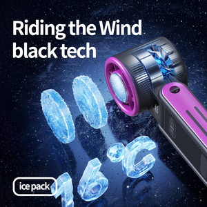 Hxtc88 Nuevo Ventilador Portátil Plegable de Mano con Refrigeración por Aire, Recargable por USB, Mini Ventilador Turbo con Enfriador de Hielo y Cordón para <span class=keywords><strong>el</strong></span> Cuello - Product Image 5