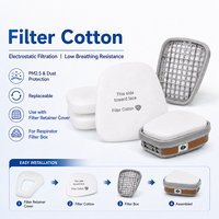 Filtro de Algodón 5N11CN N95 KN95, Filtro de Partículas Electrostático de Repuesto para Respirador, Polvo PM2.5 GB2626, Fábrica OEM