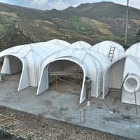 Villa préfabriquée pliable en FRP à prix compétitif avec design moderne et isolation thermique