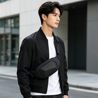 Nouvelle sacoche de sport multifonctionnelle pour homme, imperméable, résistante à l'usure, portable, avec compartiment pour téléphone, coque rigide, fermeture éclair, bandoulière