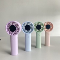 Ventilateur portatif rechargeable par USB, batterie 5000 mAh, 100 vitesses, silencieux, affichage numérique, avec crochet, mini ventilateur pour l'extérieur