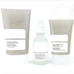 L'ordinario squalano detergente viso-acido ialuronico 2% + fattore idratante naturale siero B5 + HA set combinazione crema viso