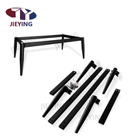Jieying Moderne Simple Design Bureau Café Table Pieds Meubles Accessoires Table Basse En Métal Cadre Base