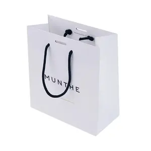 Customized Fashion Personalized Plain Gift Bags Clothes Underwear Shopping Luxury Paper Bag