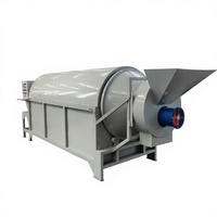 Machine de torréfaction et de séchage numérique à température contrôlée en acier inoxydable pour noix, arachides, maïs, café, fèves de cacao, capacité 1000 kg