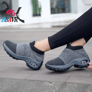Chaussettes de sport et de loisirs pour femmes, grande taille, coussin d'air respirant, idéales pour l'automne et le printemps, compatibles avec les chaussures – Meilleures ventes - Product Image 5