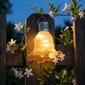 <span class=keywords><strong>Luces</strong></span> Solares <span class=keywords><strong>LED</strong></span> para Jardín, Bombilla Solar Colgante Decorativa para Terraza, <span class=keywords><strong>Patio</strong></span> y Fiestas con Certificación IP65 a Prueba de Agua - Product Image 1
