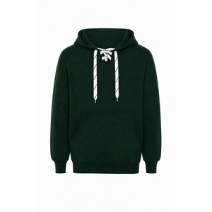 Sweat-shirt à capuche unisexe style jersey rayé en polaire, idéal pour le hockey et les jours de match, pour afficher l'esprit d'équipe - Product Image 3