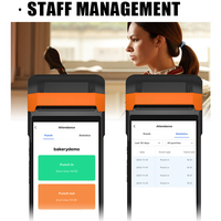Pantalla táctil Pos Machine Software de caja registradora Todo en uno Móvil Android Pos Terminal Sistemas de punto de venta