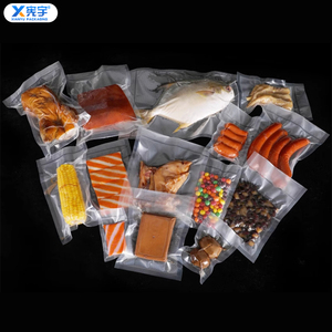 ถุงบรรจุภัณฑ์สุญญากาศไนลอนใสแบบมีสต็อก ปิดผนึกสามด้าน ถุงพลาสติก PA/PE สำหรับเก็บรักษาไส้กรอก แซนวิช และผลไม้ - Product Image 5