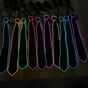 Wholesale Gentleman Luminous Tie <b>Bar</b> Supplies Halloween Atmosphere <b>LED</b> <b>Light</b>-Up Bow Tie Party Props - Product Image 1