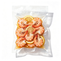 Bolsa de Plástico al Vacío Apta para Microondas, Tamaño Personalizable, Impresión por Grabado, para Alimentos Congelados, Mariscos, Agricultura, Harina, Huevo, Fertilizantes, Arroz