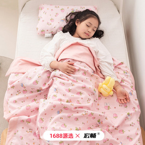 Hochang Kids Summer Quilt 1 Jin Reactive Printing Air-permeable Large Square For Children Over 4 Years Old - Product Image 1