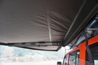 Auvent autoportant 270 degrés imperméable en Oxford 600D, fixation latérale 360° pour voiture avec trou en D pour 4x4 tout-terrain et tourisme