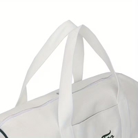 Sac de voyage en toile extra large Sac de rangement en toile robuste pour tente de camping et de sport Sac en toile avec bandoulière et fermeture éclair