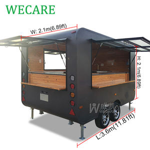 वेकेयर मोबाइल हॉट डॉग कार्ट रसोई ट्रेलर मिनी फूड ट्रक - Product Image 2