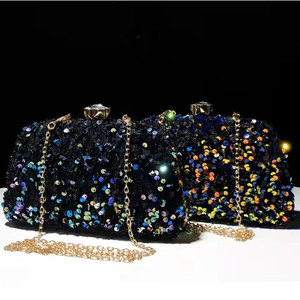 Mulheres Bling Bling Lantejoula Saco De Embreagem Saco De Embreagem Festa Sacos De Noite De Embreagem 2022 Luxo para O Casamento - Product Image 3