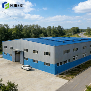 Parc logistique en structure acier PEB résistant aux séismes avec système de grue à charge lourde, usine certifiée ISO9001 - Product Image 1