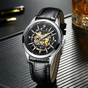 Wlisth 가죽 손목시계 제조업체 Relojes Hombre 남성용 시계 패션 기계식 시계 - Product Image 3