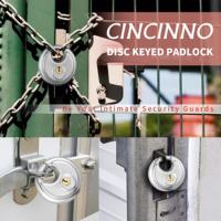 Cadenas à disque en acier inoxydable 70 mm incassable pour porte de stockage étanche aux États-Unis, avec logo personnalisé et clés