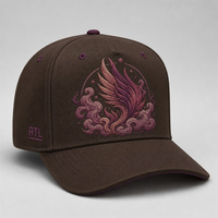 Cappello Snapback con Visiera Curva, Stampa Personalizzata, 5 Pannelli, Stile Trucker, Frontale in Schiuma, Rete Traspirante, Streetwear Urbano West Coast Gothic Chicano, Vendita all'Ingrosso